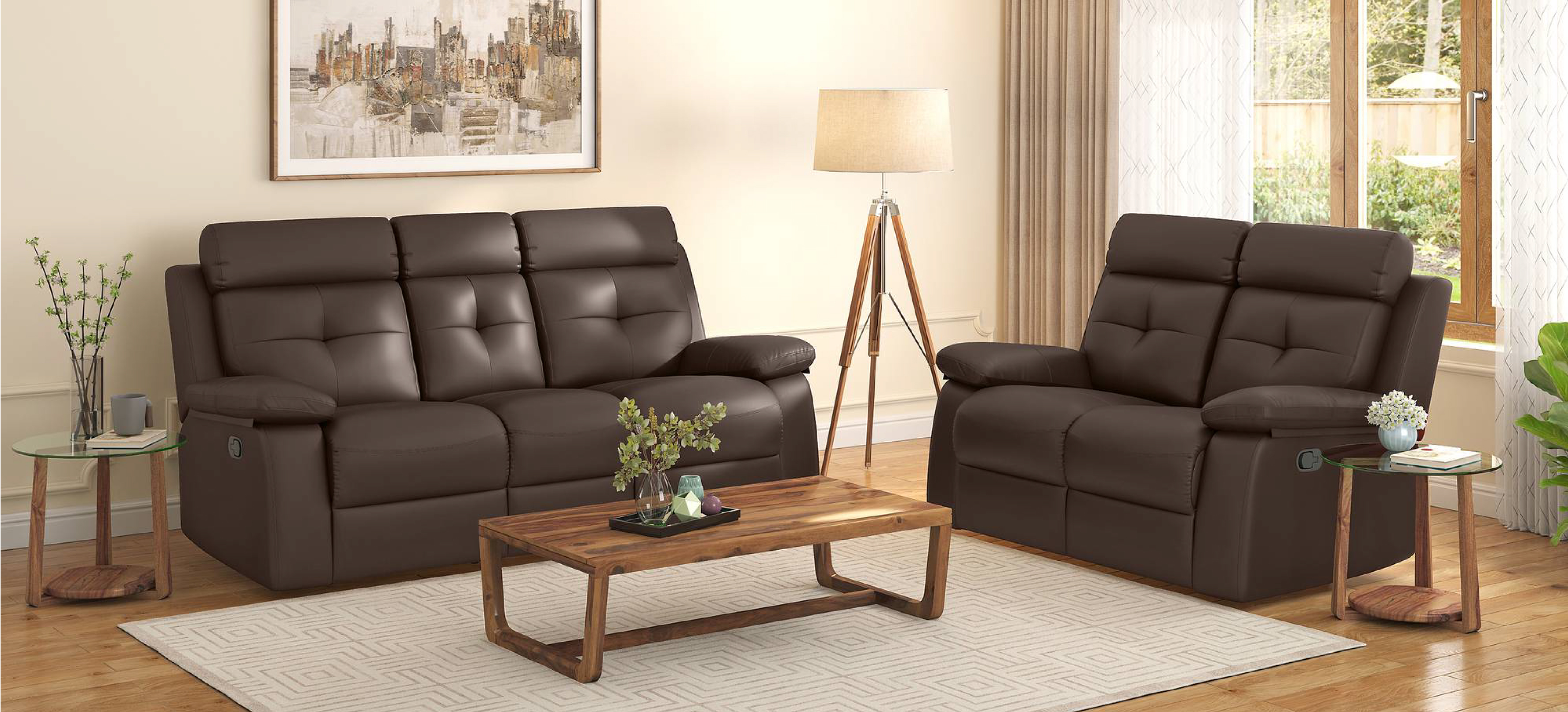 Expensive leather recliners best sale